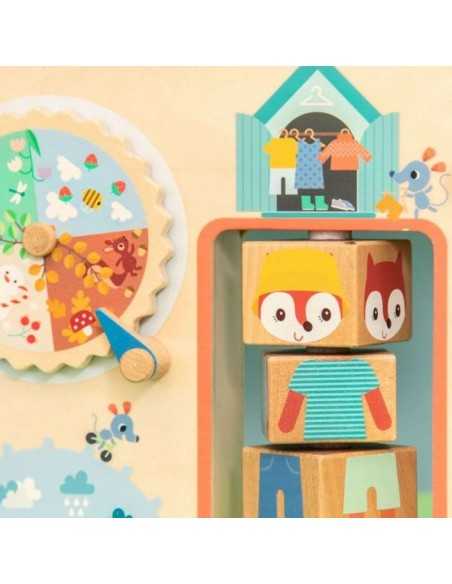 Juego educativo de madera sobre el clima | Aprende Las Estaciones Juego educativo de madera sobre el clima | Aprende Las Estaciones