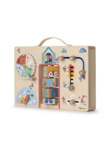 juego educativo madera estaciones clima niños Lilliputiens juego educativo madera estaciones clima niños Lilliputiens