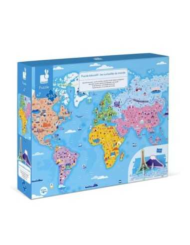 Puzzle educativo Curiosidades del Mundo Puzzle educativo Curiosidades del Mundo