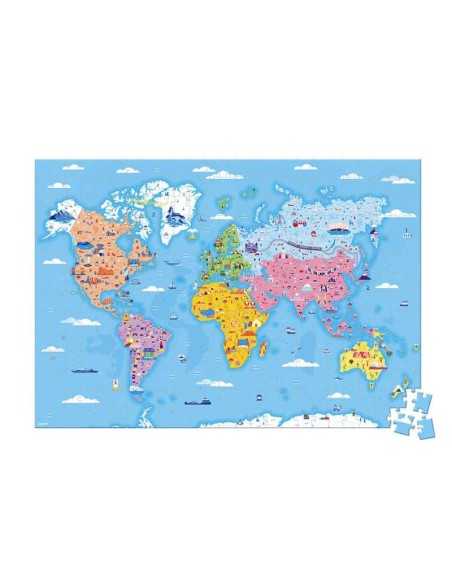 Comprar Puzzle mapa mundial de Janod | Tiendas en Madrid Comprar Puzzle mapa mundial de Janod | Tiendas en Madrid