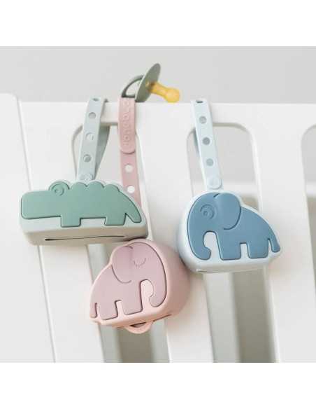 Comprar Portachupetes Silicona Done by Deer | Elphee & Croco