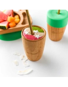 Vaso Bamboo eco rascals con pajita 2