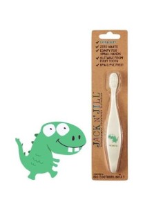 cepillo de dientes para niños Jack & Jill Dino biodegradable