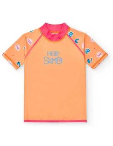 Camiseta UPF+50 Naranja BTBOX