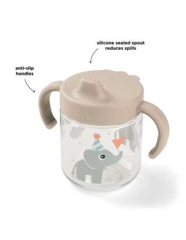 Vaso aprendizaje bebé con asas 260 ml Vaso aprendizaje bebé con asas 260 ml