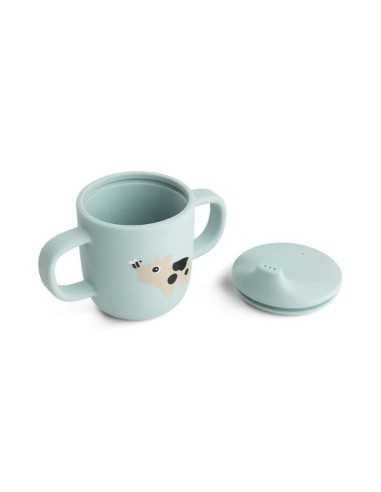 Vaso de Silicona con Boquilla y Asas – Antigoteo y Ergonómica