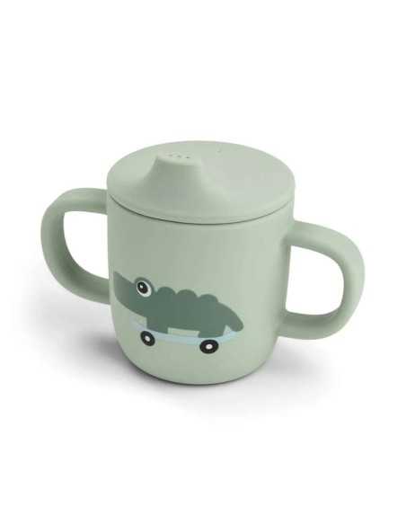 Vaso de Silicona con Boquilla y Asas – Antigoteo y Ergonómica