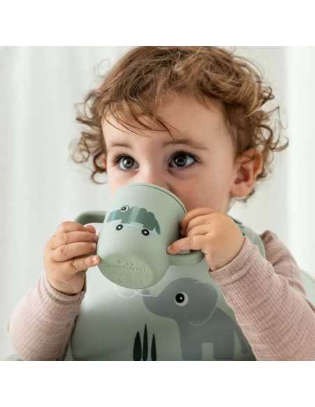 Vaso de Silicona con Boquilla y Asas – Antigoteo y Ergonómica