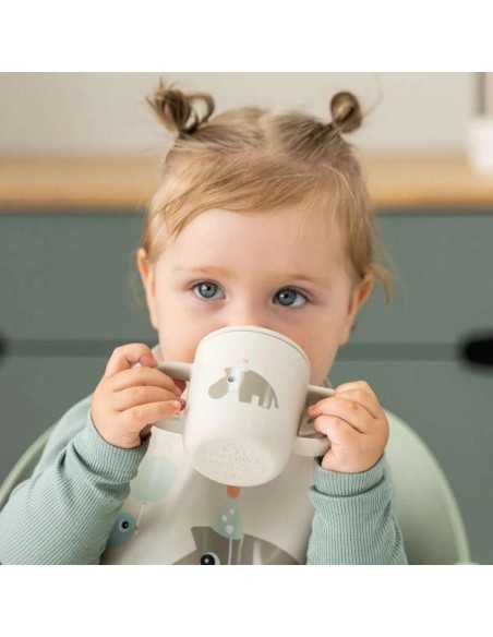 Vaso de Silicona con Boquilla y Asas – Antigoteo y Ergonómica