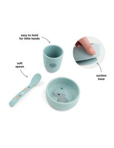 Set Stick & Stay Done by Deer | Vajilla BLW Silicona Bebé 2