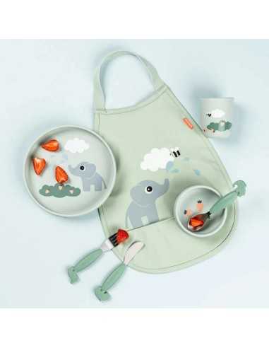 Set Elphee Stick & Stay | Vajilla Silicona Bebé BLW Set Elphee Stick & Stay | Vajilla Silicona Bebé BLW