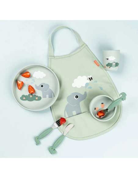 Set Elphee Stick & Stay | Vajilla Silicona Bebé BLW Set Elphee Stick & Stay | Vajilla Silicona Bebé BLW