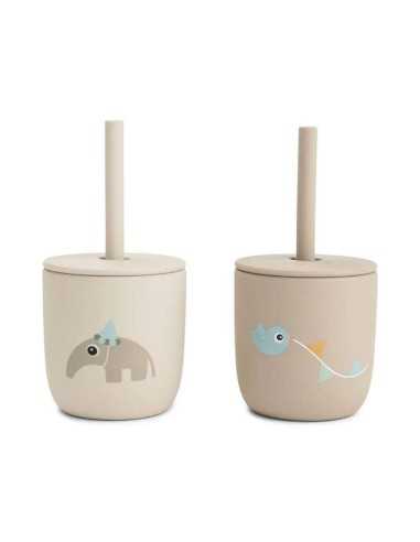 Set de vasos de aprendizaje con pajita | El Ultimo Koala