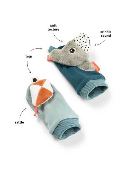 Calcetines con Sonajero para Estimulación del Bebé Calcetines con Sonajero para Estimulación del Bebé