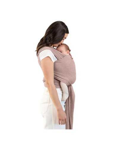 Fular elástico Moby Wrap Waffle Sandstone - Suave y Ligero Fular elástico Moby Wrap Waffle Sandstone - Suave y Ligero