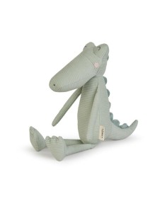 Muñeco de peluche cocodrilo verde suave para bebé