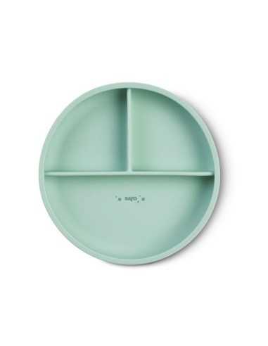 Plato de silicona con ventosa para bebé y BLW de Saro Plato de silicona con ventosa para bebé y BLW de Saro