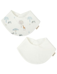 Pack de 2 baberos bandana Tanzania de Bimbidreams