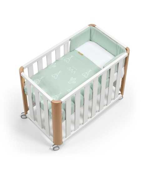 minicuna doco sleeping con textil tipi verde