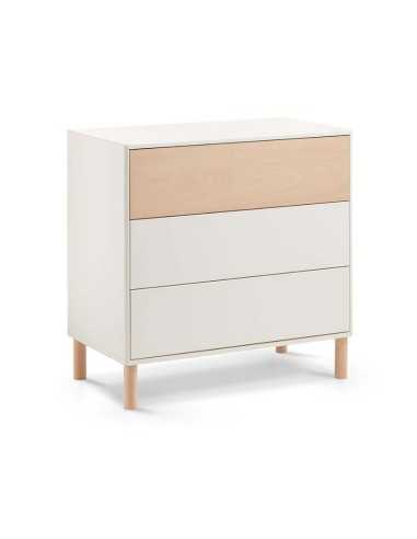 Comoda doco blanco y madera de cotinfant Comoda doco blanco y madera de cotinfant